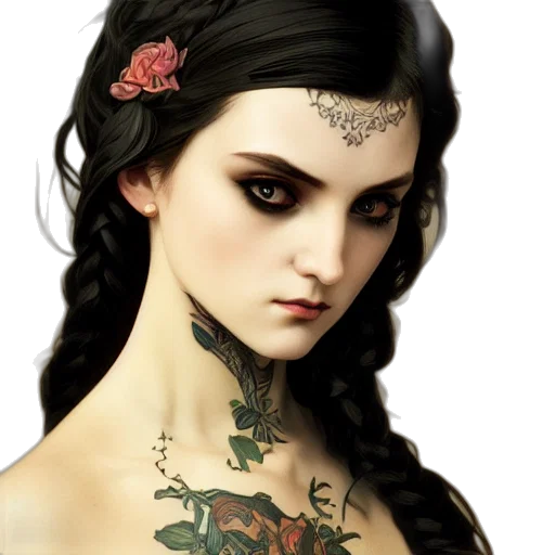 jewelry, face, crown, fantasy art transparent PNG cut-out