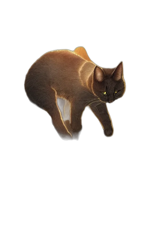 animal, creature, staff, weapon, concept art, 3d render, pixel art, photorealistic transparent PNG cut-out