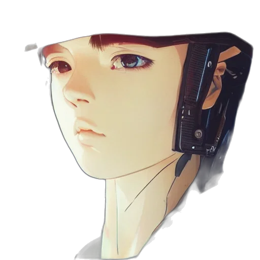 robot, face, hat, mask transparent PNG cut-out