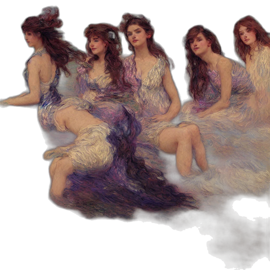 dress, hair, photorealistic, concept art transparent PNG cut-out