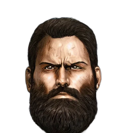 face, staff, mask, photorealistic, concept art, fantasy art, pixel art, portrait transparent PNG cut-out