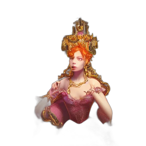 crown, jewelry, hat, staff transparent PNG cut-out