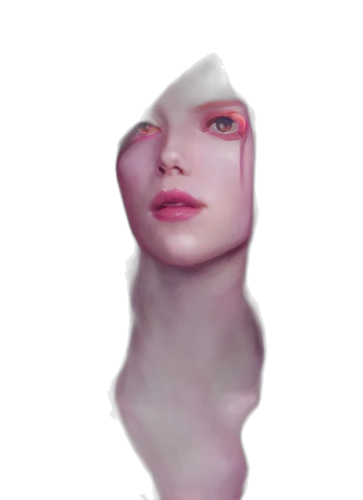 face, mask, creature, robot transparent PNG cut-out