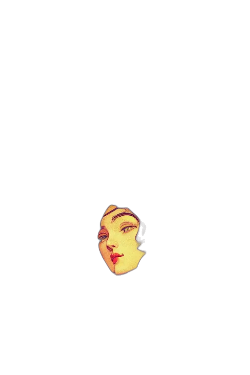 face, mask, crown, jewelry transparent PNG cut-out