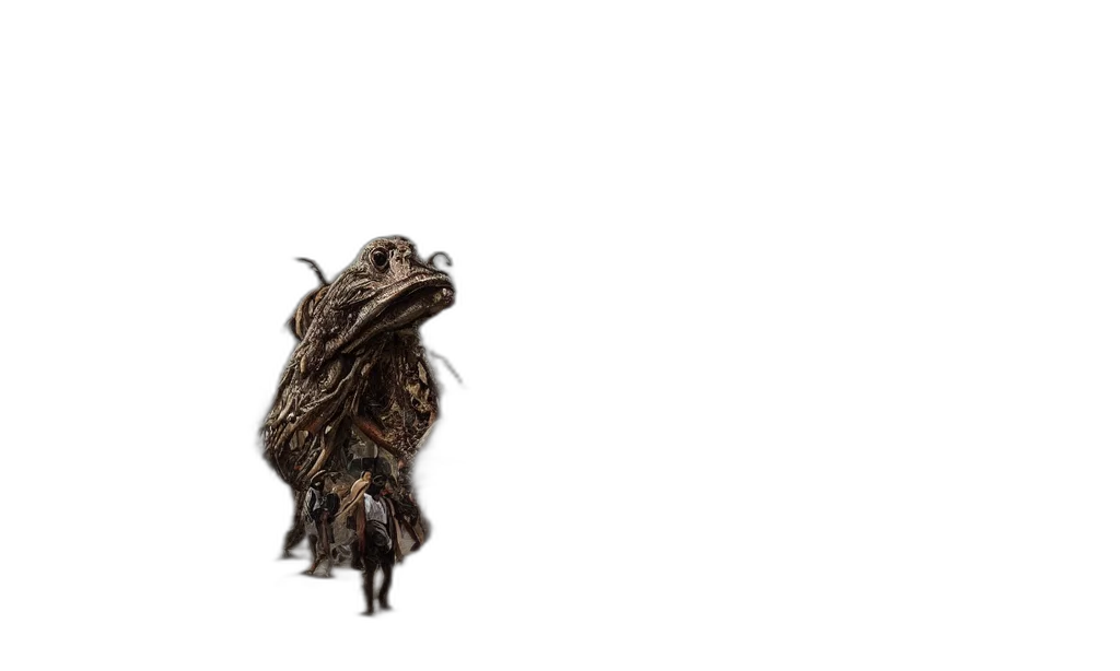 creature, hair, animal, dress transparent PNG cut-out