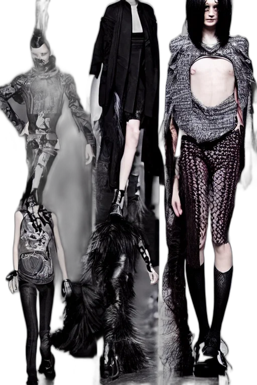 cyberpunk, concept art, dark, monochrome transparent PNG cut-out