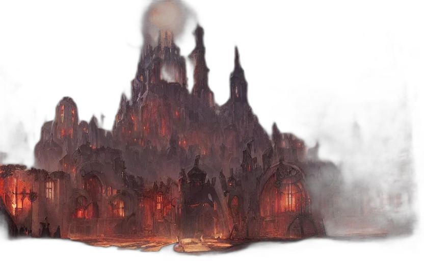 concept art, fantasy art, 3d render, pixel art transparent PNG cut-out