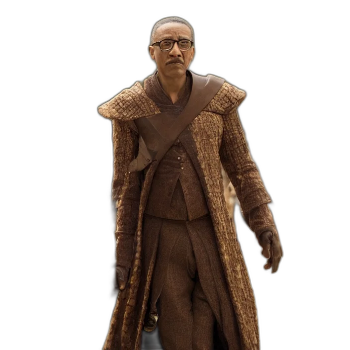 jacket, staff, concept art, 3d render transparent PNG cut-out