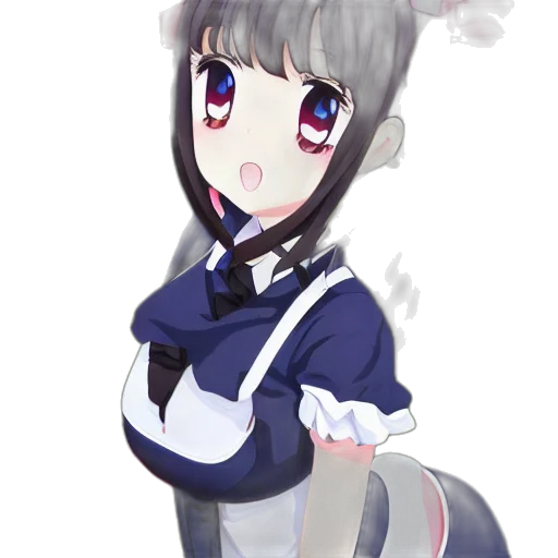staff, creature, dress, animal, anime, pixel art, cartoon, watercolor transparent PNG cut-out