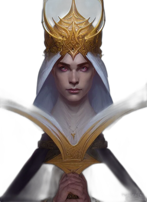 crown, face, mask, sword, fantasy art, concept art, photorealistic, pixel art transparent PNG cut-out