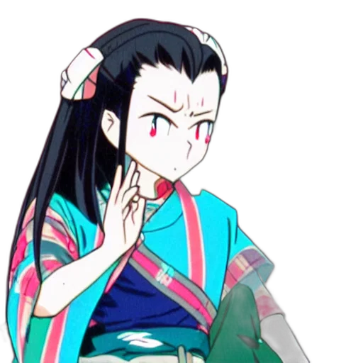 staff, anime, vaporwave, pixel art transparent PNG cut-out