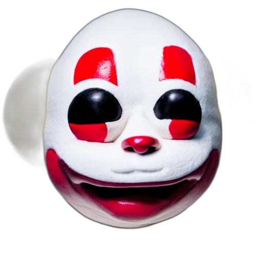 mask, face, creature, animal, 3d render, photorealistic, concept art, mime transparent PNG cut-out