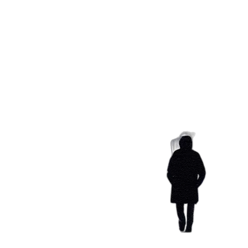 hat, jacket, face, robot, pixel art, concept art, 3d render, comic book art transparent PNG cut-out