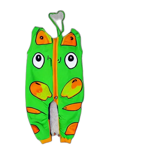 3d render, cartoon, frog, anime, onesie transparent PNG cut-out