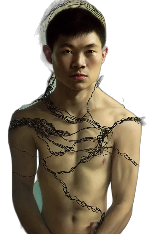 jewelry, creature, hair, face transparent PNG cut-out