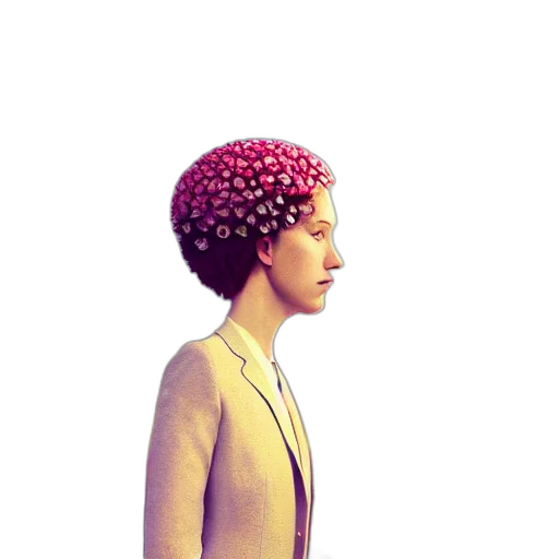 crown, hat, dress, face, 3d render, concept art, photorealistic, pixel art transparent PNG cut-out