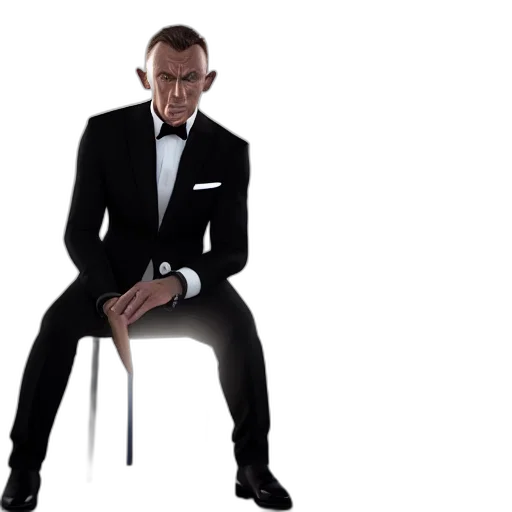 still, photo, james, bond, studio, lighting, unreal, engine transparent PNG cut-out