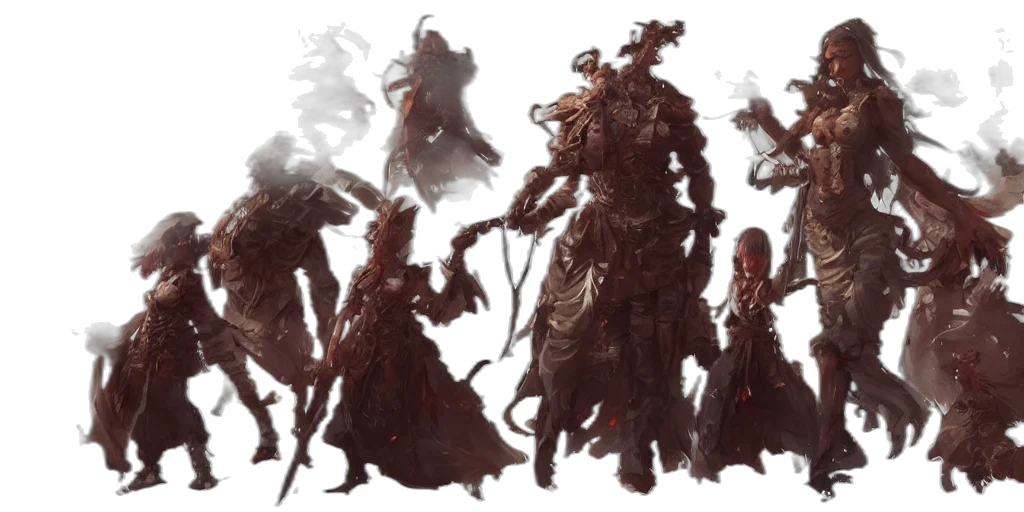 staff, concept art, fantasy art, comic book art transparent PNG cut-out