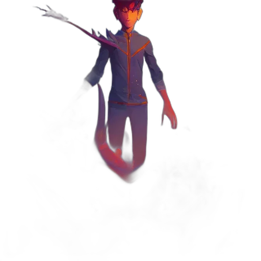 staff, creature, dragon, jacket transparent PNG cut-out