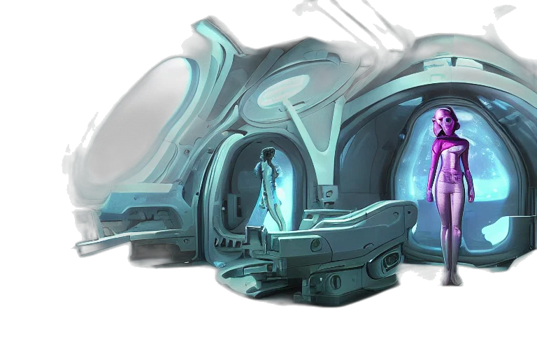 weapon, robot, concept art, fantasy art transparent PNG cut-out
