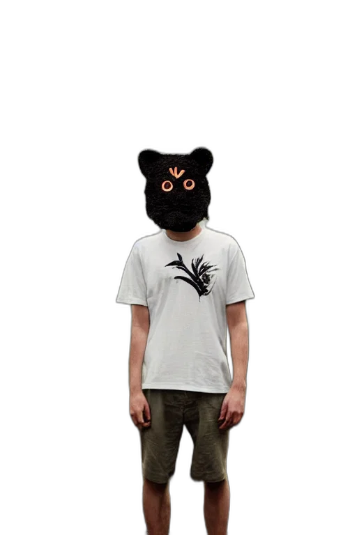 mask, creature, animal, 3d render transparent PNG cut-out