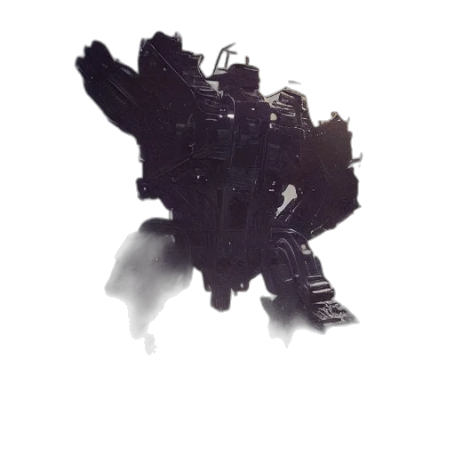 robot, weapon, creature, dragon, concept art, fantasy art, 3d render, pixel art transparent PNG cut-out
