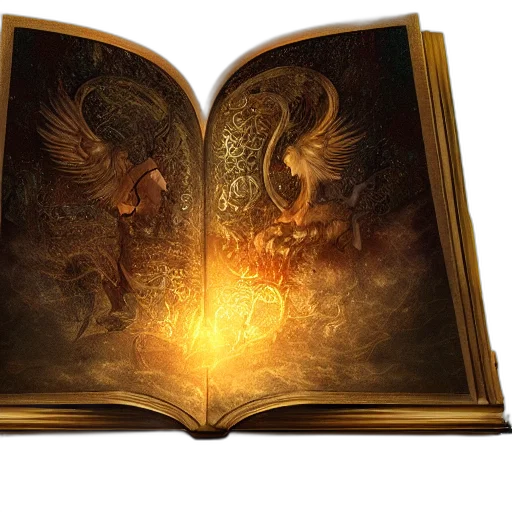 dragon, fantasy art, concept art, comic book art, 3d render, fire, golden, light transparent PNG cut-out