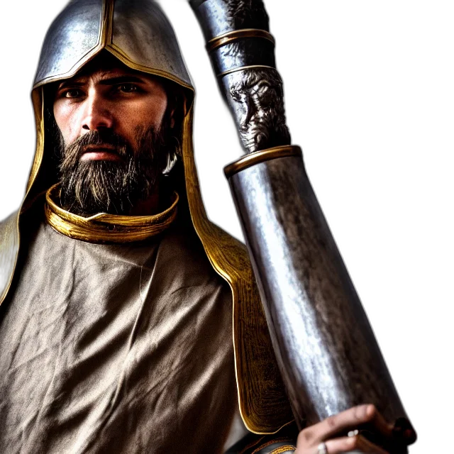 sword, staff, weapon, fantasy art, concept art, photorealistic, 3d render, photo transparent PNG cut-out
