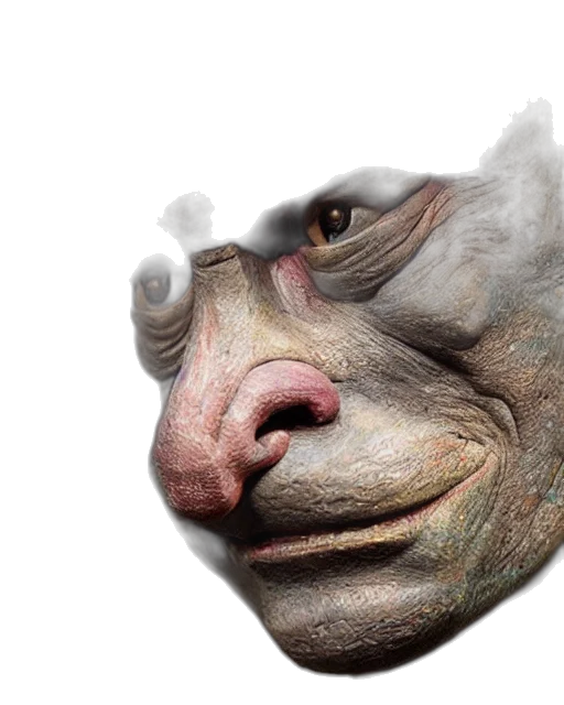 creature, face, animal, mask transparent PNG cut-out
