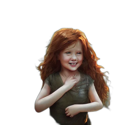 hair, photorealistic, 3d render, fantasy art, concept art, underwater, beautiful, year transparent PNG cut-out