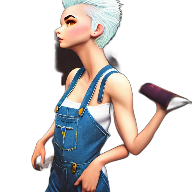 staff, dress, fantasy art, concept art, pixel art, cartoon, blue, full transparent PNG cut-out