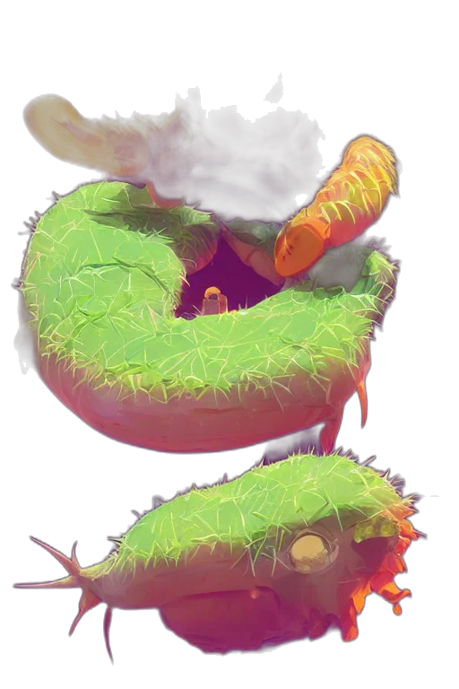 dragon, food, creature, crown, concept art, fantasy art, watercolor, pixel art transparent PNG cut-out