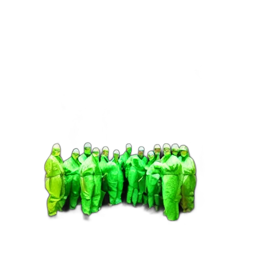 staff, jacket, robot, umbrella, concept art, 3d render, pixel art, outer space transparent PNG cut-out
