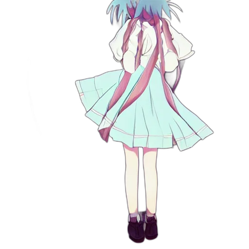 dress, creature, hair, jacket transparent PNG cut-out