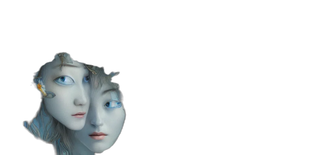 mask, face, crown, robot transparent PNG cut-out