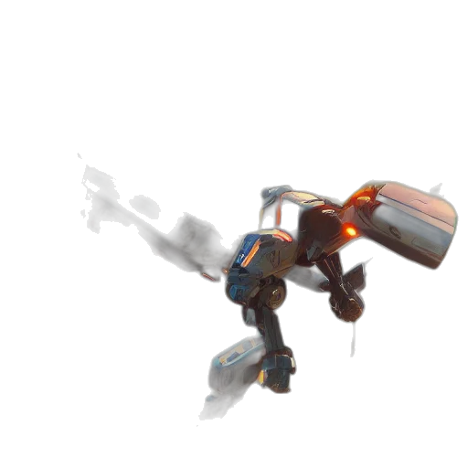 robot, weapon, staff, sword transparent PNG cut-out