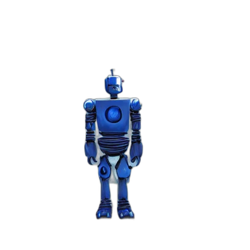 robot, staff, animal, 3d render transparent PNG cut-out