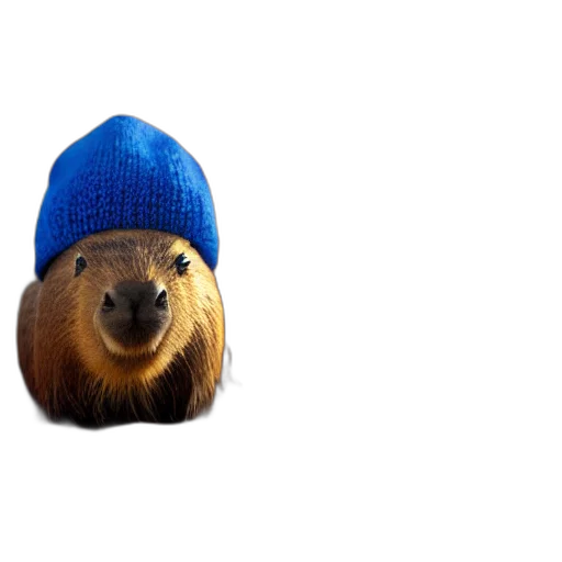 hat, animal, creature, face transparent PNG cut-out