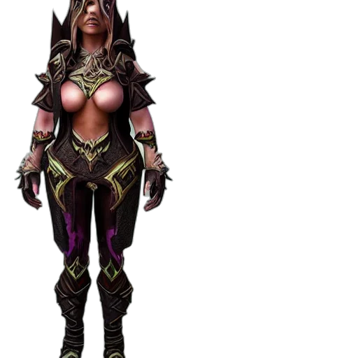 concept art, fantasy art, pixel art, 3d render transparent PNG cut-out