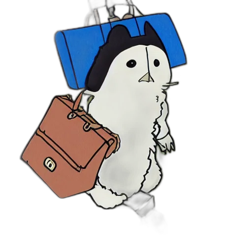 staff, jacket, animal, creature transparent PNG cut-out