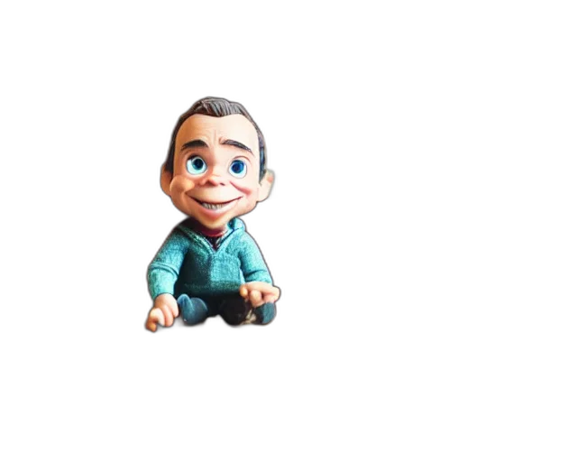 staff, face, jacket, robot, 3d render, cartoon, concept art, pixel art transparent PNG cut-out