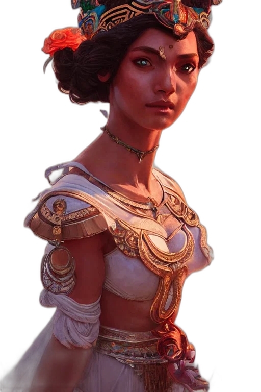 staff, jewelry, crown, face, fantasy art, concept art, photorealistic, comic book art transparent PNG cut-out