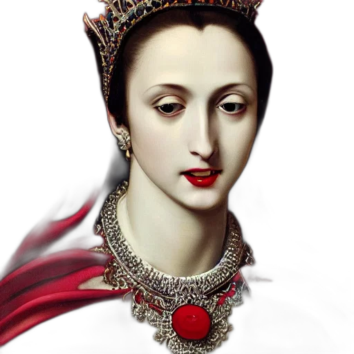 crown, jewelry, face, photorealistic transparent PNG cut-out