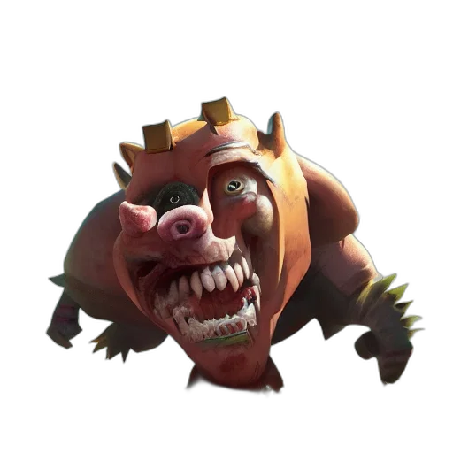 crown, creature, animal, face transparent PNG cut-out