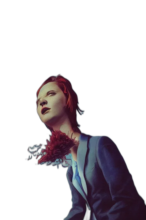 staff, robot, face, jewelry, concept art, fantasy art, comic book art, photorealistic transparent PNG cut-out