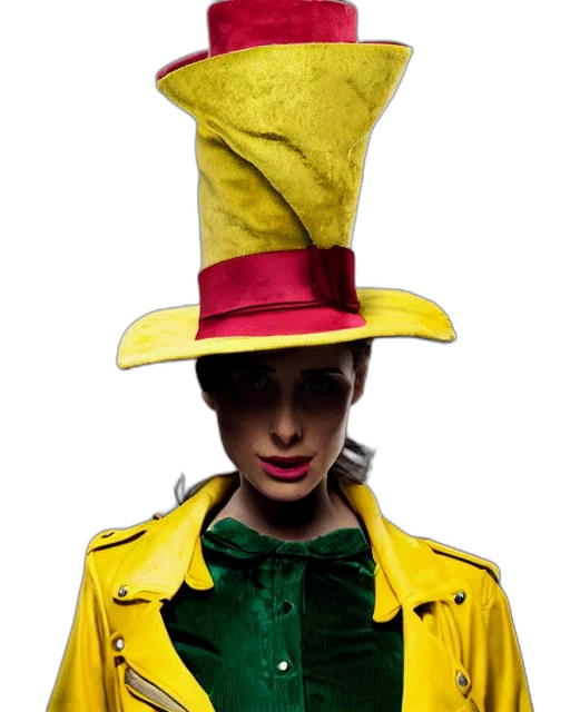 hat, staff, jacket, face transparent PNG cut-out