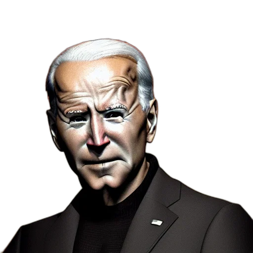 robot, face, jacket, comic book art transparent PNG cut-out