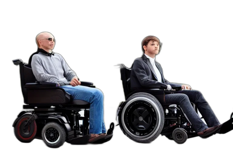 furniture, car, robot, concept art, 3d render, photorealistic, electric, wheelchair transparent PNG cut-out