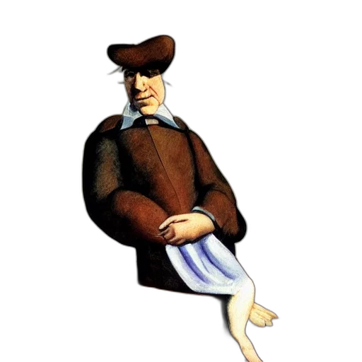 hat, jacket, staff, umbrella transparent PNG cut-out
