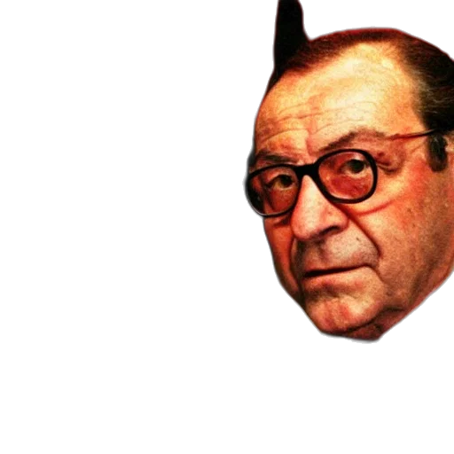 face, mask, hat, staff, photorealistic, cartoon, giulio, andreotti transparent PNG cut-out
